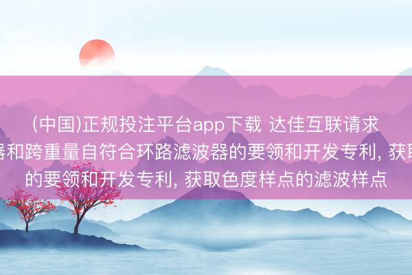 (中国)正规投注平台app下载 达佳互联请求用于自符合环路滤波器和跨重量自符合环路滤波器的要领和开发专利, 获取色度样点的滤波样点
